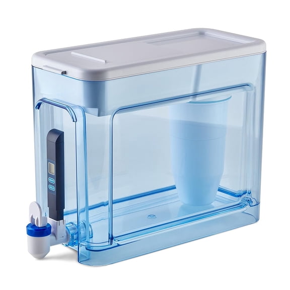 5-Stage Water Filter Dispenser with Instant Read Out, 32-Cup – 0 TDS for Improved Tap Water Taste – IAPMO Certified to Reduce Lead, Chromium, and PFOA/PFOS