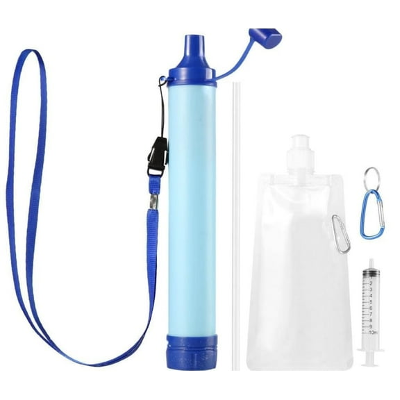 5-Stage Water Filter Straw for Outdoors,Camping,Hiking,and Home Emergency Use