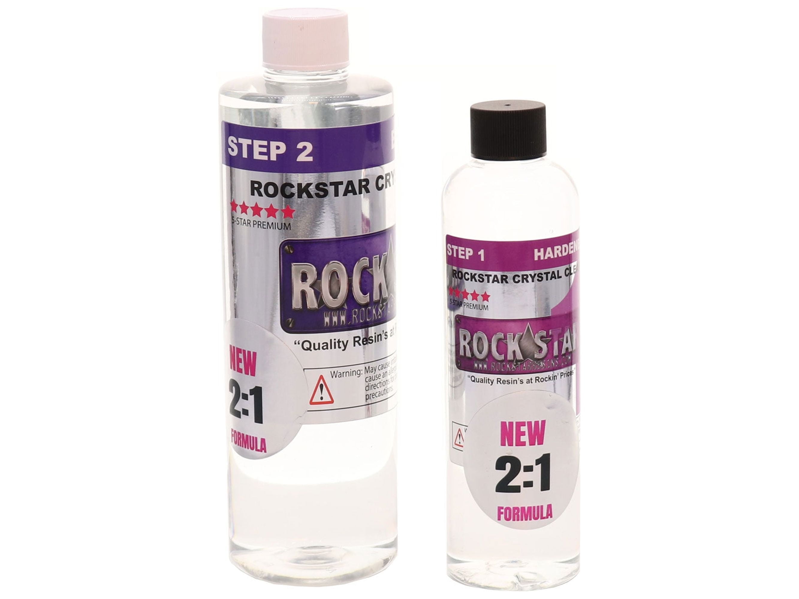Rockstar Crystal Clear Premium Epoxy Resin - 2 Gallon Kit - UV Protect