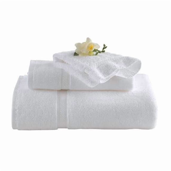 5 Star Hotel Collection Hand Towel,30 in L,White 7132200