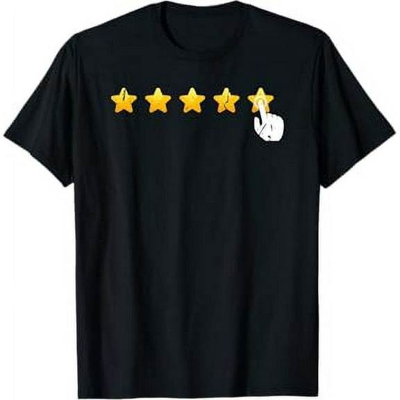 5 Star Rating Delivery Rideshare Driver Food Grocery Shopper T-Shirt