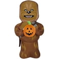 thumbnail image 1 of 5' Star Wars Chewbacca w/Pumpkin Halloween Inflatable, 1 of 1