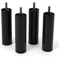 5' Steel Adjustable Bed Riser Legs, Set of 4