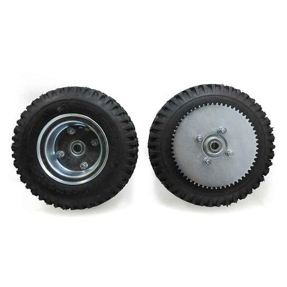 5" Steel Wheel Package - Studded Tires - 60 Tooth Sprocket