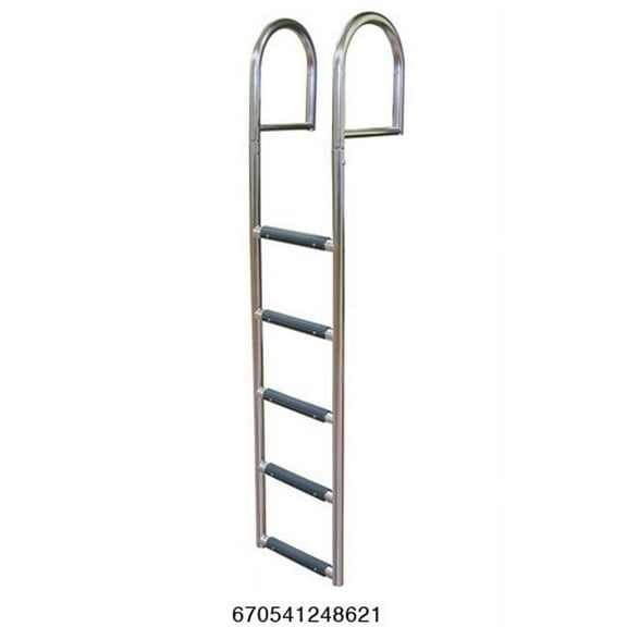 5 Step Stainless Steel Stationary Dock Ladder