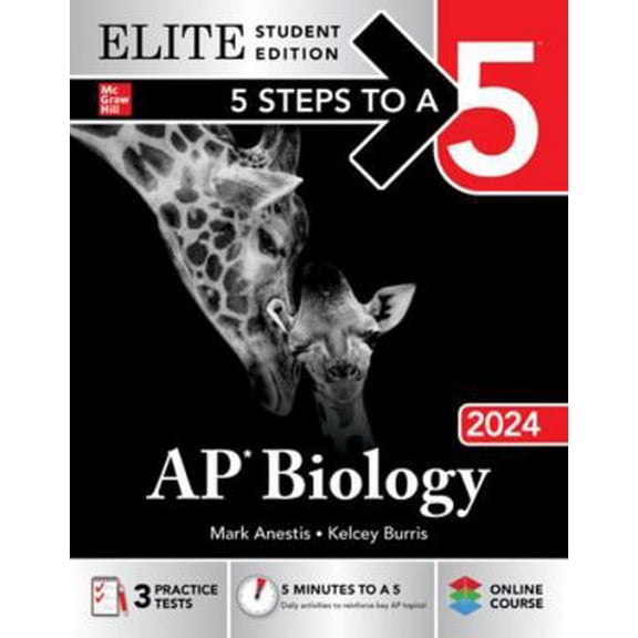 5 Steps to a 5: AP Biology 2024 Elite Student Edition, (Paperback)