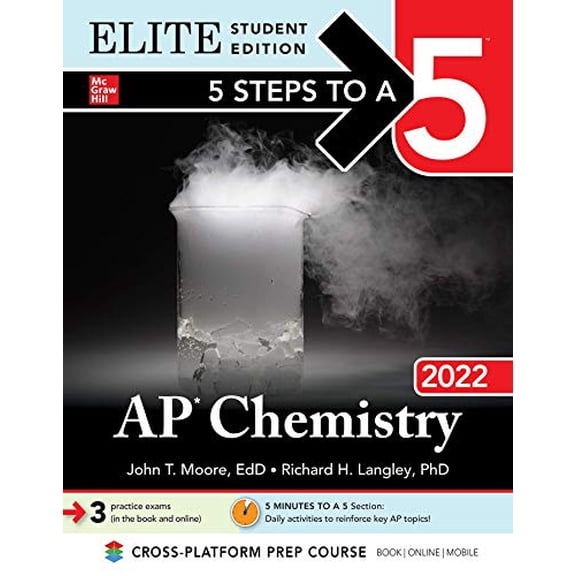 Pre-Owned 5 Steps to a 5: AP Chemistry 2022 Elite Student Edition (Paperback) 1264267991 9781264267996