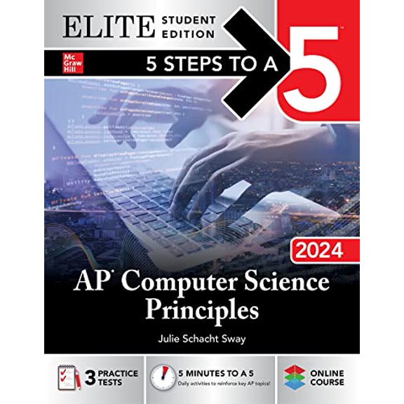 Pre-Owned 5 Steps to a 5: AP Computer Science Principles 2024 Elite Student Edition (Paperback) 1265287562 9781265287566