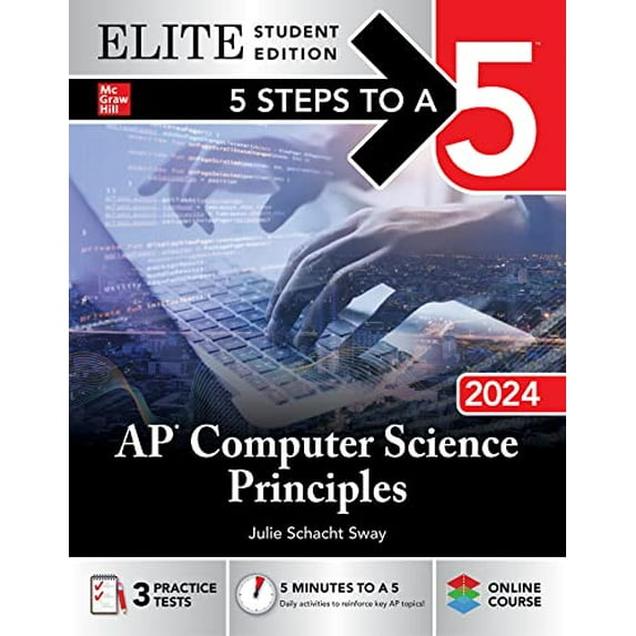 Pre-Owned 5 Steps to a 5: AP Computer Science Principles 2024 Elite Student Edition (Paperback) 1265287562 9781265287566