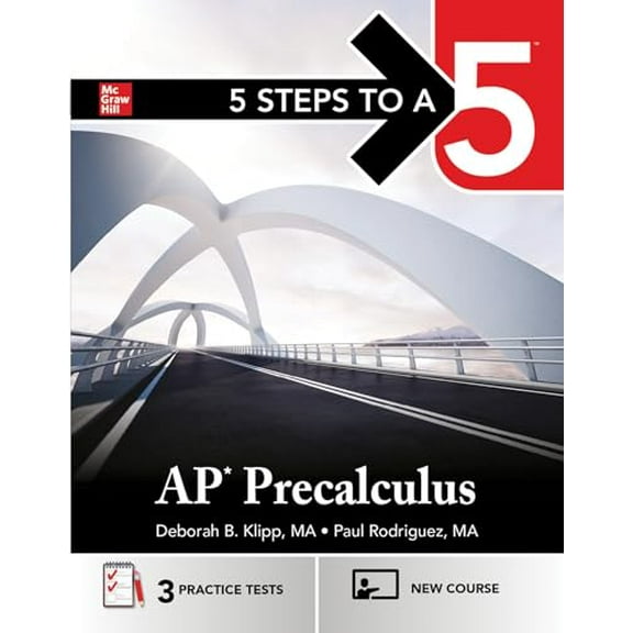 Pre-Owned 5 Steps to a 5: AP Precalculus 2027: Practice AP Tests + AP Content Review + Digital Resources, (Paperback)