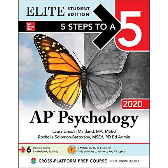 Pre-Owned 5 Steps to a 5: AP Psychology 2020 Elite Student Edition (Paperback) 1260455874 9781260455878