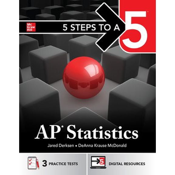 Pre-Owned 5 Steps to a 5: AP Statistics 2026: Practice AP Tests + AP Content Review + Digital Exams (Paperback) 1266716041 9781266716041