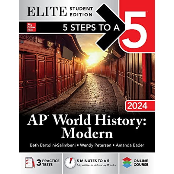 Pre-Owned 5 Steps to a 5: AP World History: Modern 2024 Elite Student Edition (Paperback) 1265317429 9781265317423