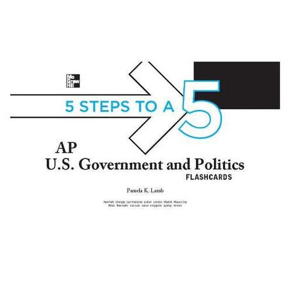 Pre-Owned 5 Steps to a 5 AP U.S. Government and Politics Flashcards (5 Steps to a 5 on the Advanced Placement Examinations Series) Paperback