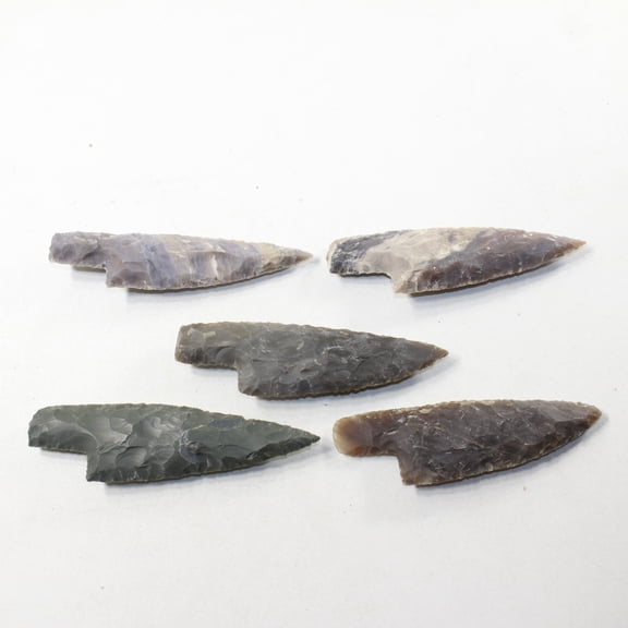 5 Stone Ornamental Knife Blades #4141 Mountain Man Knife