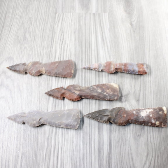 5 Stone Ornamental Tomahawk Heads #3053 Axe Hatchet Ax