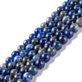 thumbnail image 1 of 5 Strand Natural Lazuli Smooth Round Beads Strands 6mm Hole: 1mm about 58~60pcs/strand 15 inch, 1 of 4