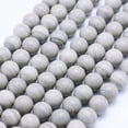 thumbnail image 1 of 5 Strand Natural Silver Line Jasper Beads Strands Round 6mm Hole: 1mm, 1 of 3