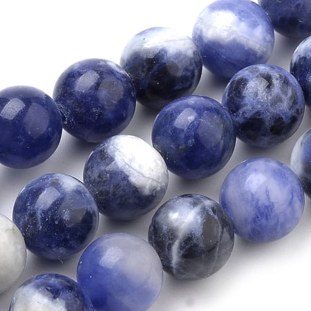 5 Strand Natural South Africa Sodalite Beads Strands Round 8mm Hole: 1mm about 45~50pcs/strand 15.7 inch