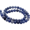 thumbnail image 1 of 5 Strands 8mm Natural Blue Aventurine Gemstone Round Loose Spacer Beads for Jewelry Making 15.2" (240~225pcs), 1 of 4