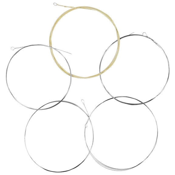 5-String Banjo Strings Rustproof Professional Beginner Practice Strings Banjo Replacement Accessories Easy to Use