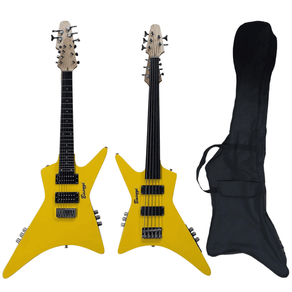 5 String Fretless bass/ 7 string guitar Busuyi Guitar + Bag