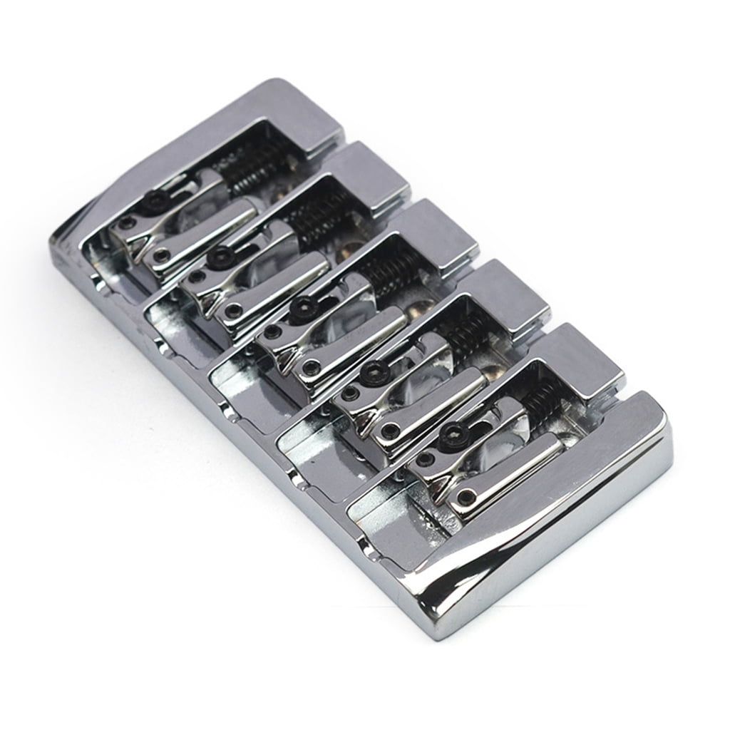 7829 5 String Vintage Style Bass Bridge for Electric Bass Guitar 3 Color to Choose