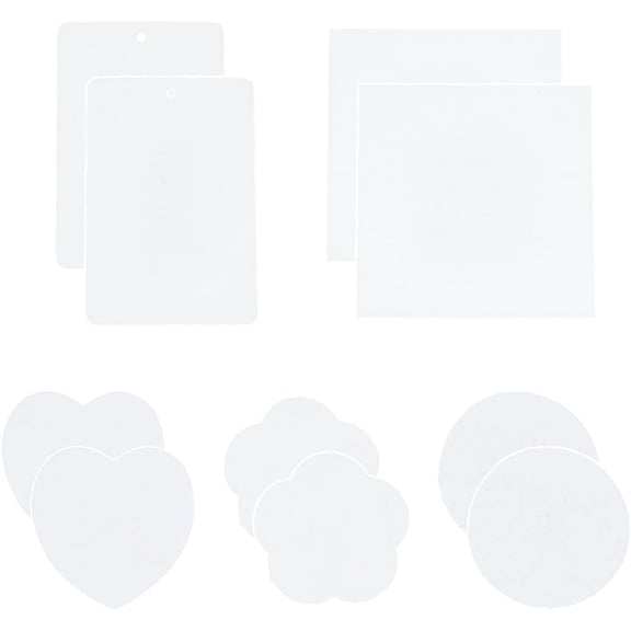 5 Styles 10Pcs Magic Foam Texture Paper 3D Art Drawing Paper White Sponge Fibre Puff Art Blank Paint Sheet Cellulose Cards Magic Canvas