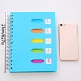 thumbnail image 1 of 5 Subject Notebook College Ruled Small Spiral Notebook 5x7 with Removable Dividers 270 Pages Notebooks, #C, 1 of 9