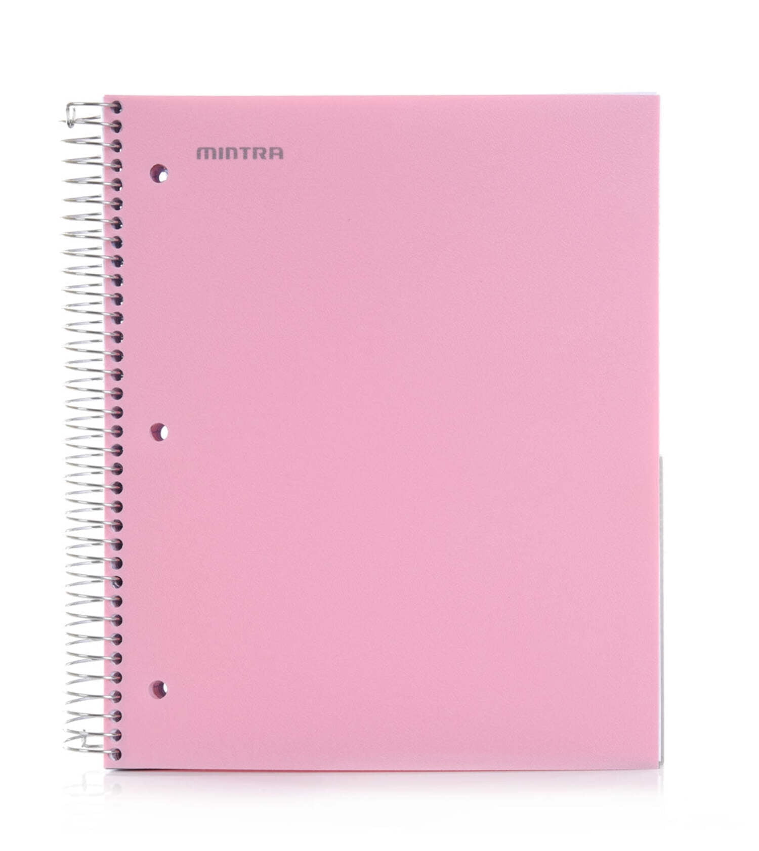 5 Subject Notebook - Wide Ruled - Durable Poly Cover/5 Poly Pockets/200 Sheets