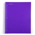 thumbnail image 1 of Mintra 5 Subject Notebook - Purple - Wide Ruled - Durable Poly Cover/5 Poly Pockets/200 Sheets, 1 of 11