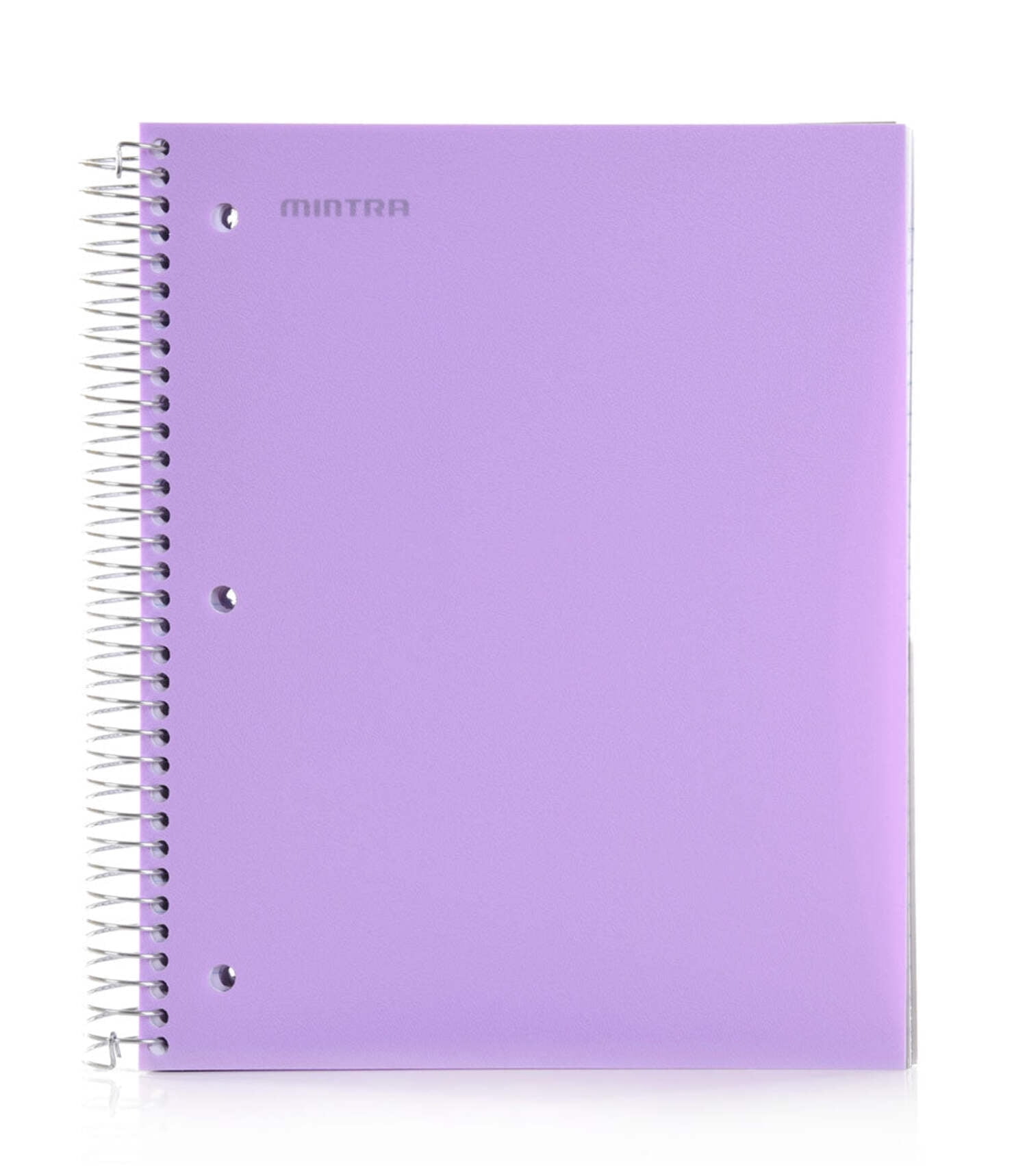 Poly Zip Notebook 5 Subject Notebook, Wide Ruled, Durable Poly Cover, 5 Poly Pockets, 200 ...
