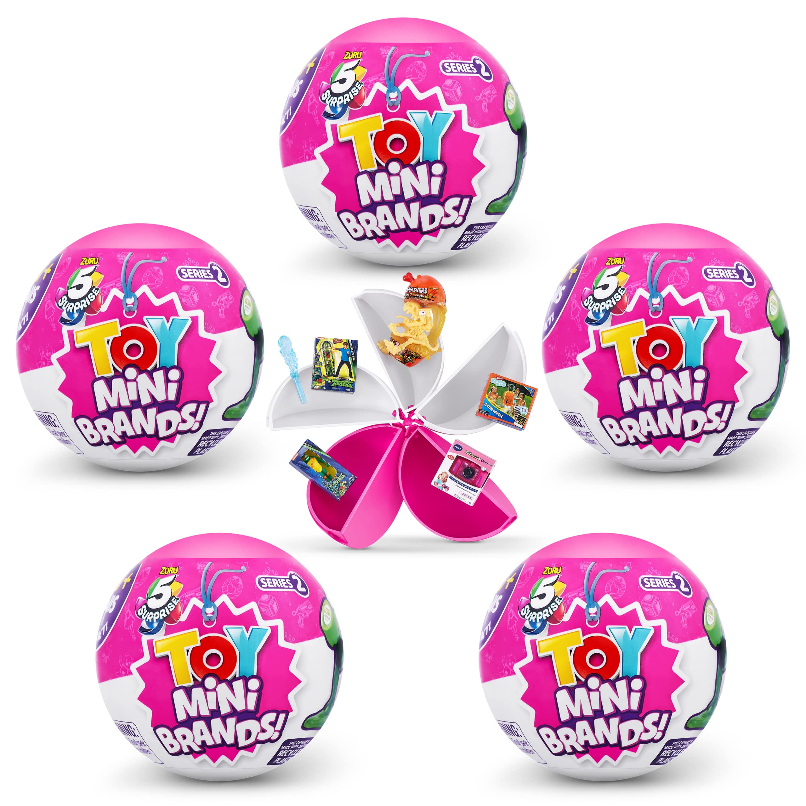 【最新作】mini brands TOY シリーズ2 3PK 2セット Amazon.com: 5 Surprise Toy Mini Brands Series 2 by ZURU
