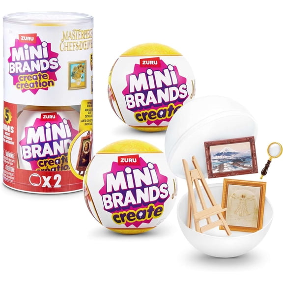 5 Surprise Create Masterpieces LOT OF 2 Mystery Packs