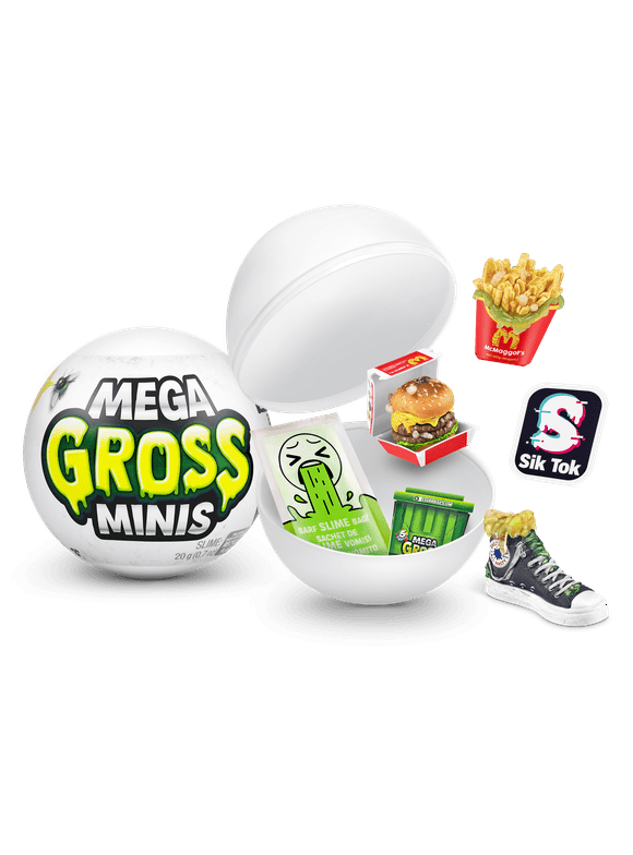 5 Surprise Mega Gross Minis Novelty & Gag Toy by ZURU Ages 4 - 99