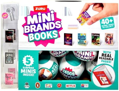 5 Surprise Mini Brands! BOOKS Mystery Box (21 Packs)