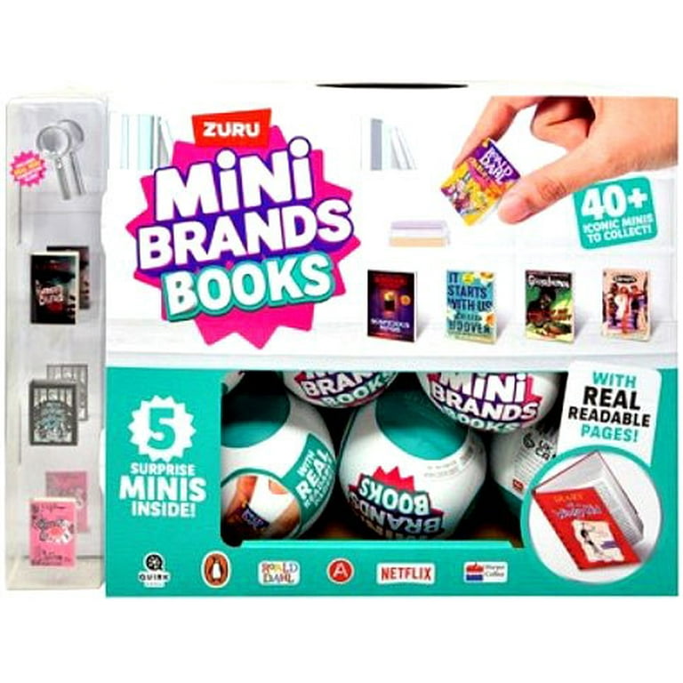 5 Surprise Mini Brands BOOKS Mystery Box 21 Packs