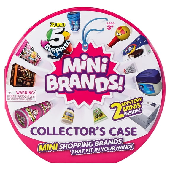 5 Surprise Mini Brands Collector's Case Store & Display 30 Minis with 2 Mystery Minis by ZURU