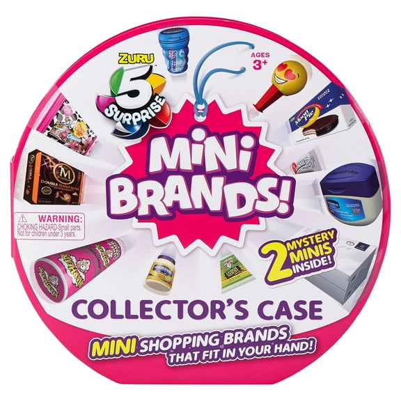 5 Surprise Mini Brands Collector's Case Store & Display 30 Minis with 2 Mystery Minis by ZURU