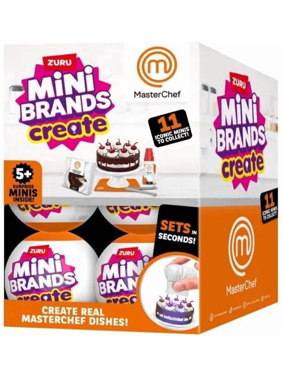 5 Surprise Mini Brands Create Master Chef Mystery Box (21 Packs)