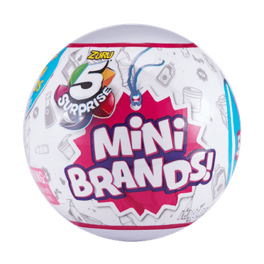 5 Surprise Mini Brands Mystery Capsule Collectible Toy by ZURU