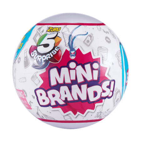 5 Surprise Mini Brands Mystery Capsule Collectible Toy by ZURU