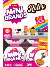 5 Surprise Mini Brands! Retro Mystery Box (13 Packs)