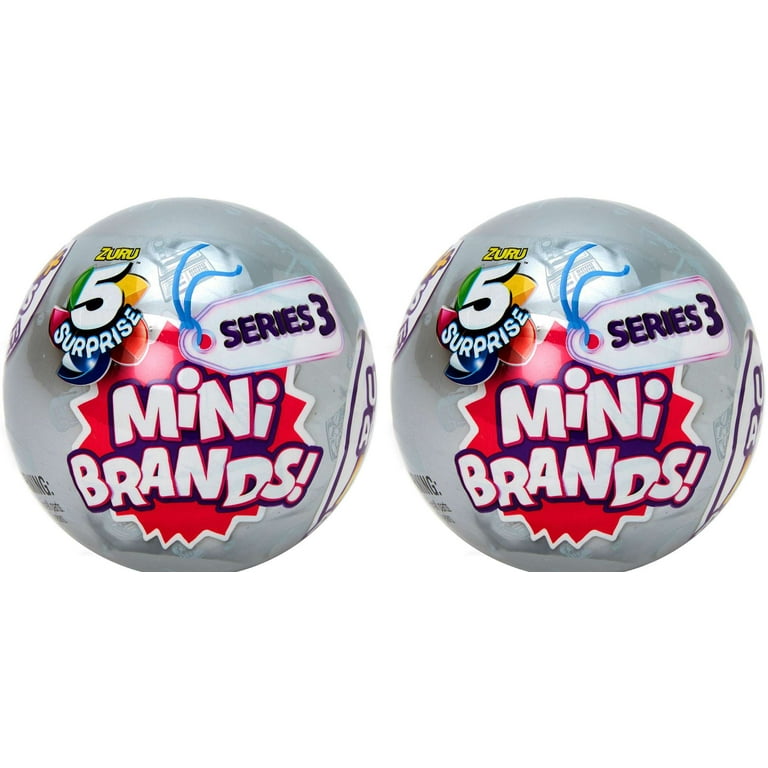 5 Surprise Mini Brands! Series 3 LOT of 2 Mystery Packs
