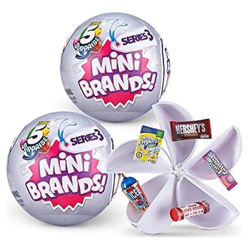 5 Surprise Mini Brands! Series 2 Mystery Pack (Bundle of 3)