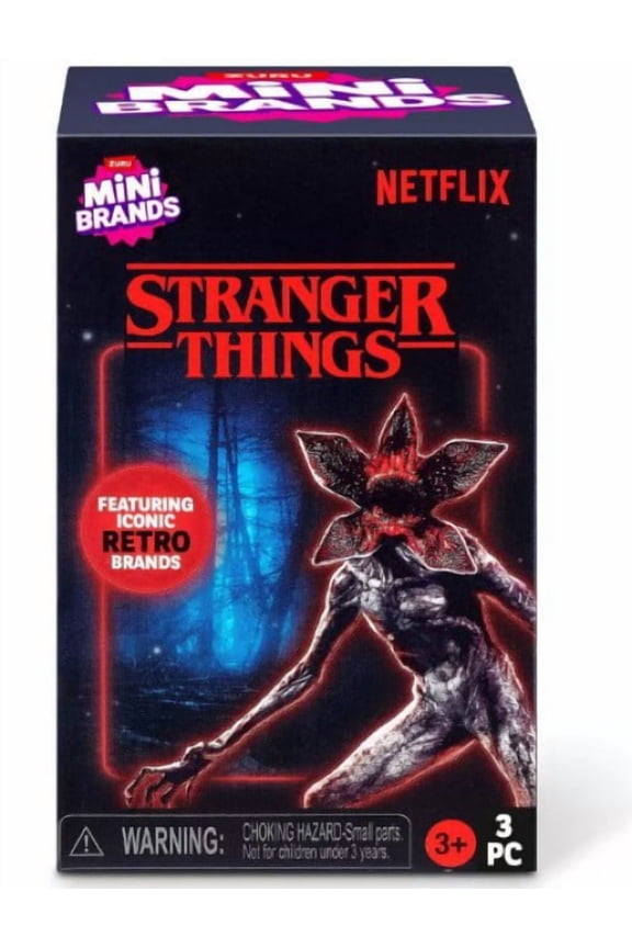 3 Surprise Mini Brands! Stranger Things Mystery Pack