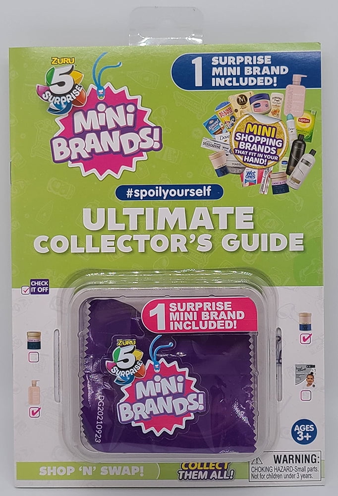 5 Surprise Mini Brands Ultimate Collector's Guide -(1) Random Sealed Blind  Package