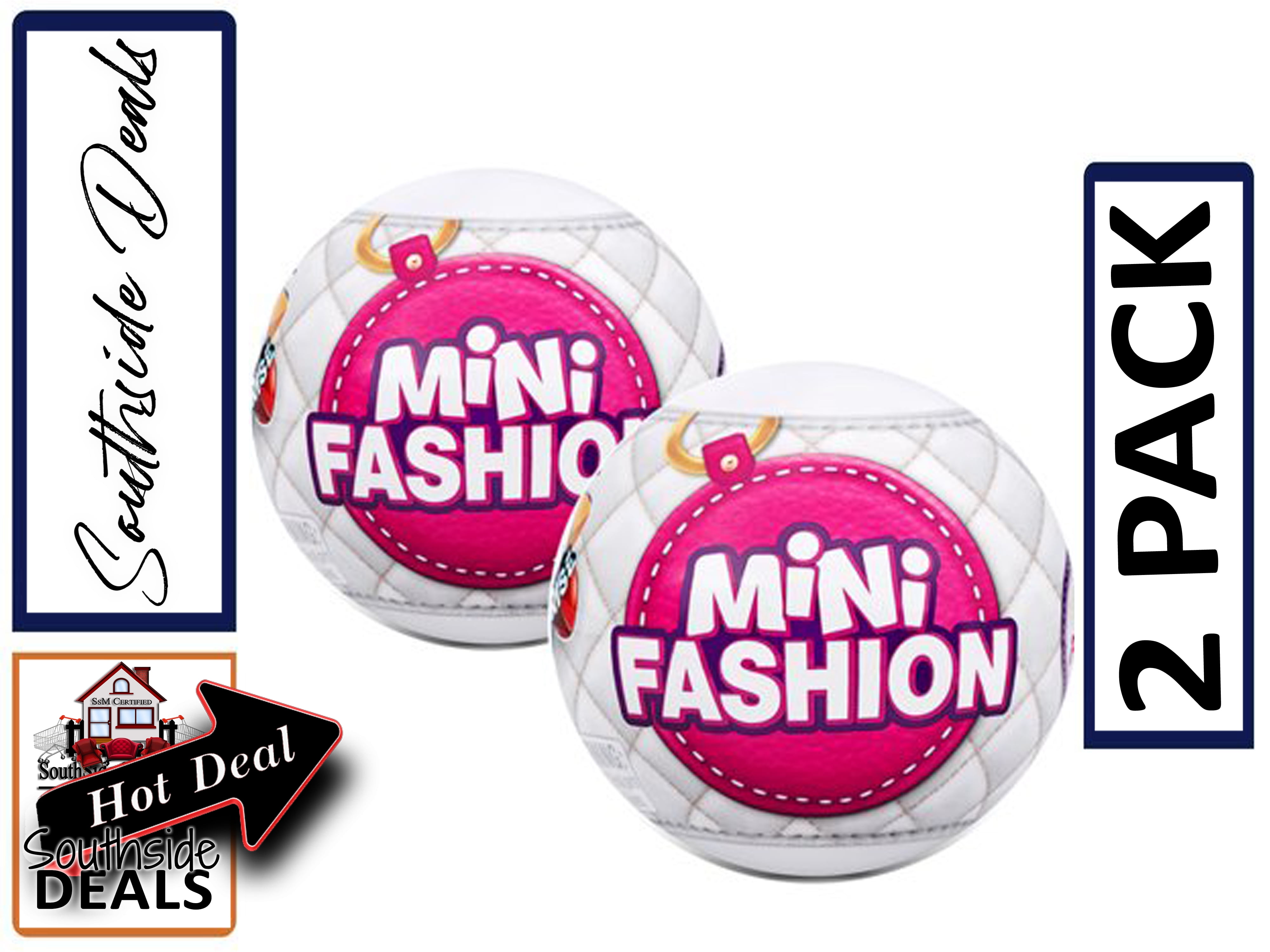 5 Surprise Mini Fashion Series 2 (2 Pack) by ZURU  Exclusive Mystery  Mini Brand Collectibles, Mini Handbags, Fashion Accessories for Kids,  Girls, Teens, Adults (2 Pack) : : Health & Personal Care