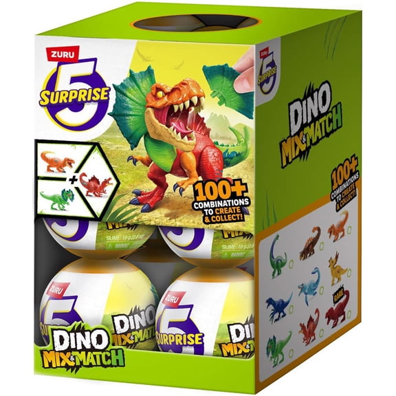 5 Surprise Mix & Match Dino Mystery Box (27 Packs)