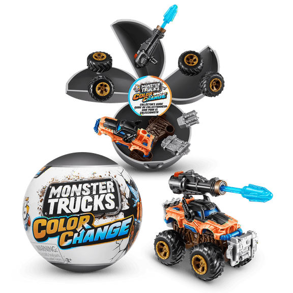 5 Surprise Monster Trucks Series 3 Color Change by ZuruAges 3 and up
